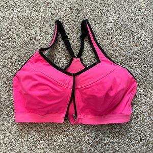 Victoria’s Secret Sports bra with front zip
